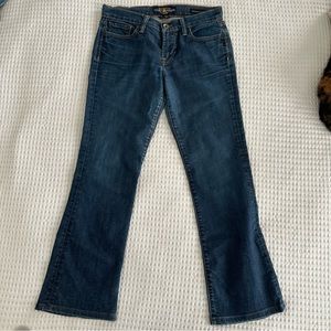 lucky brand low rise boot cut jeans
